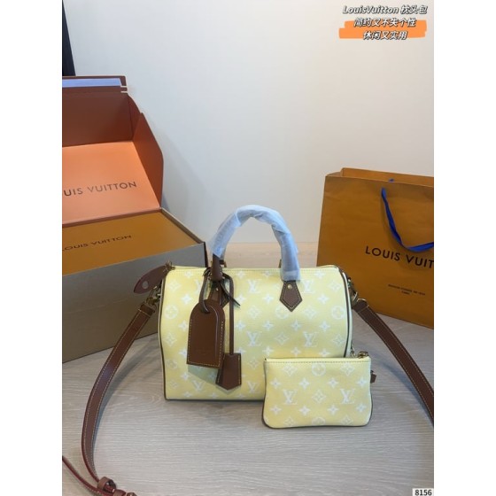 Louis Vuitton Speedy Bandouli猫re 25 (Monogram Yellow)
